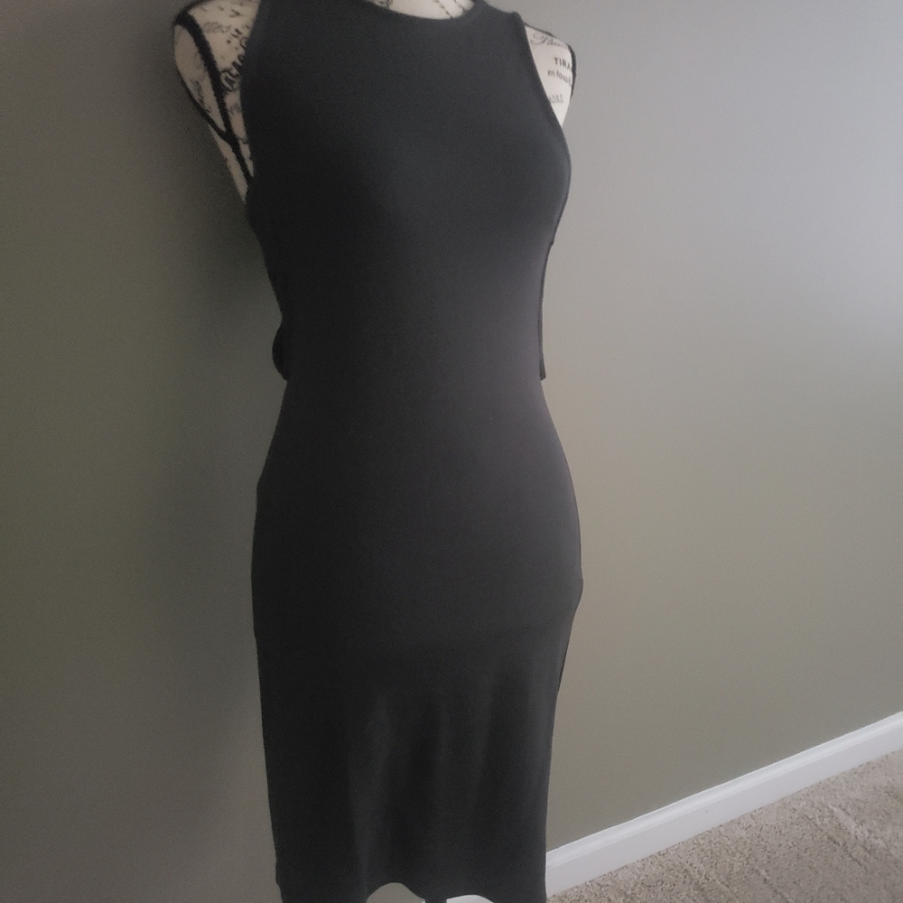 Sexy Fitted Gray Dress